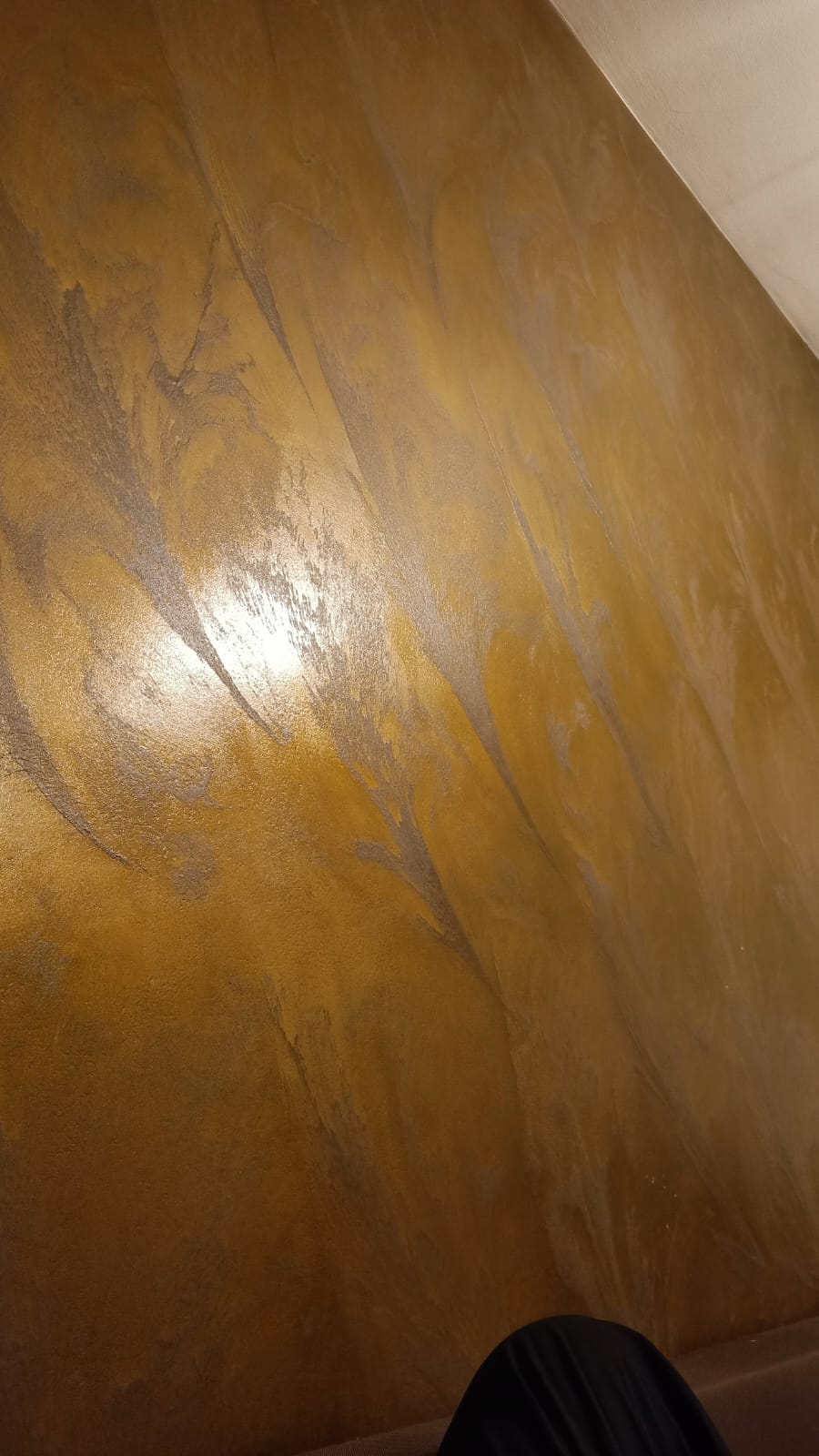 Realizace mikrocementu – detail povrchu