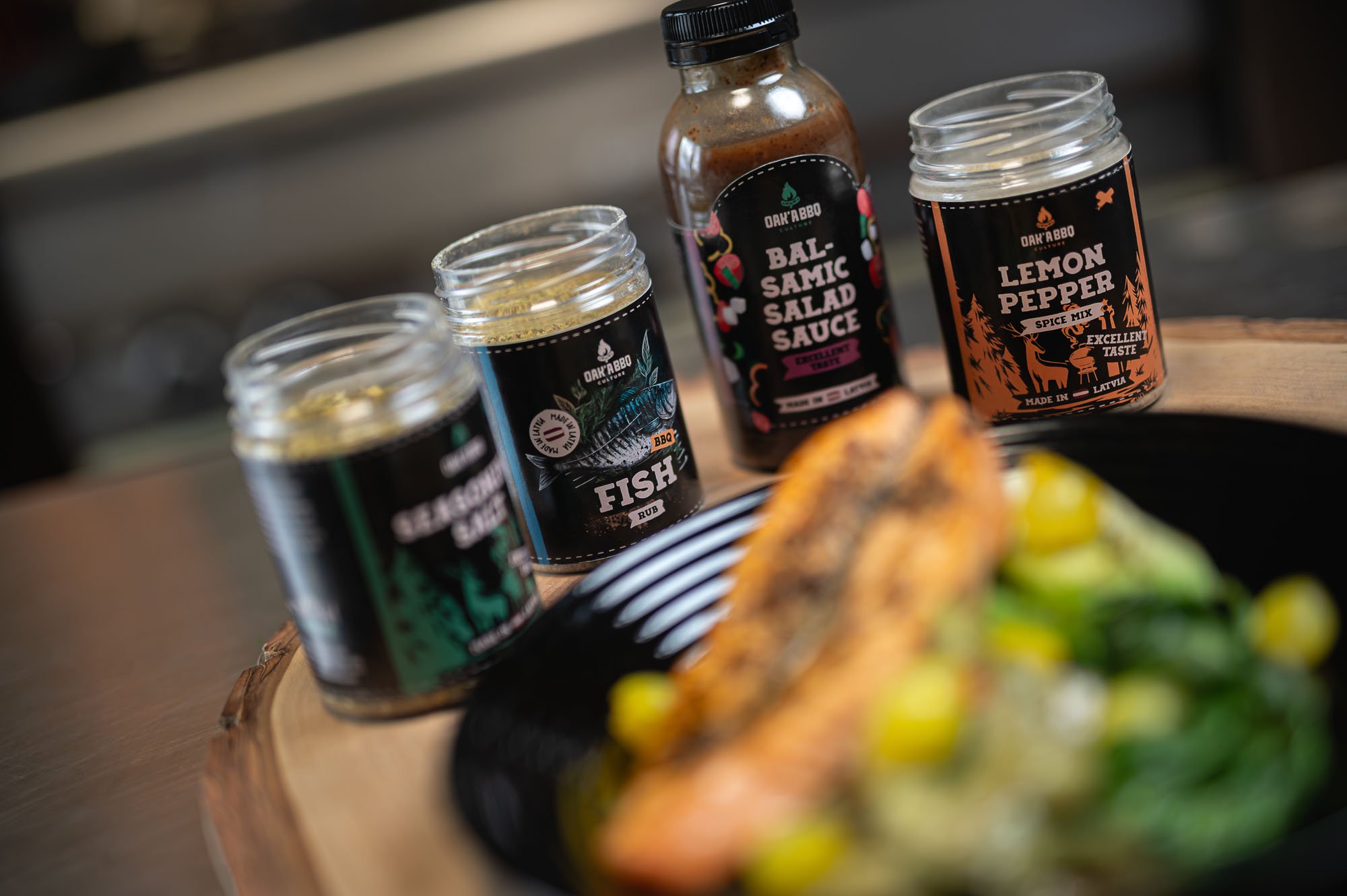 OAK & BBQ produkty použité v recepte Losos Butterfly