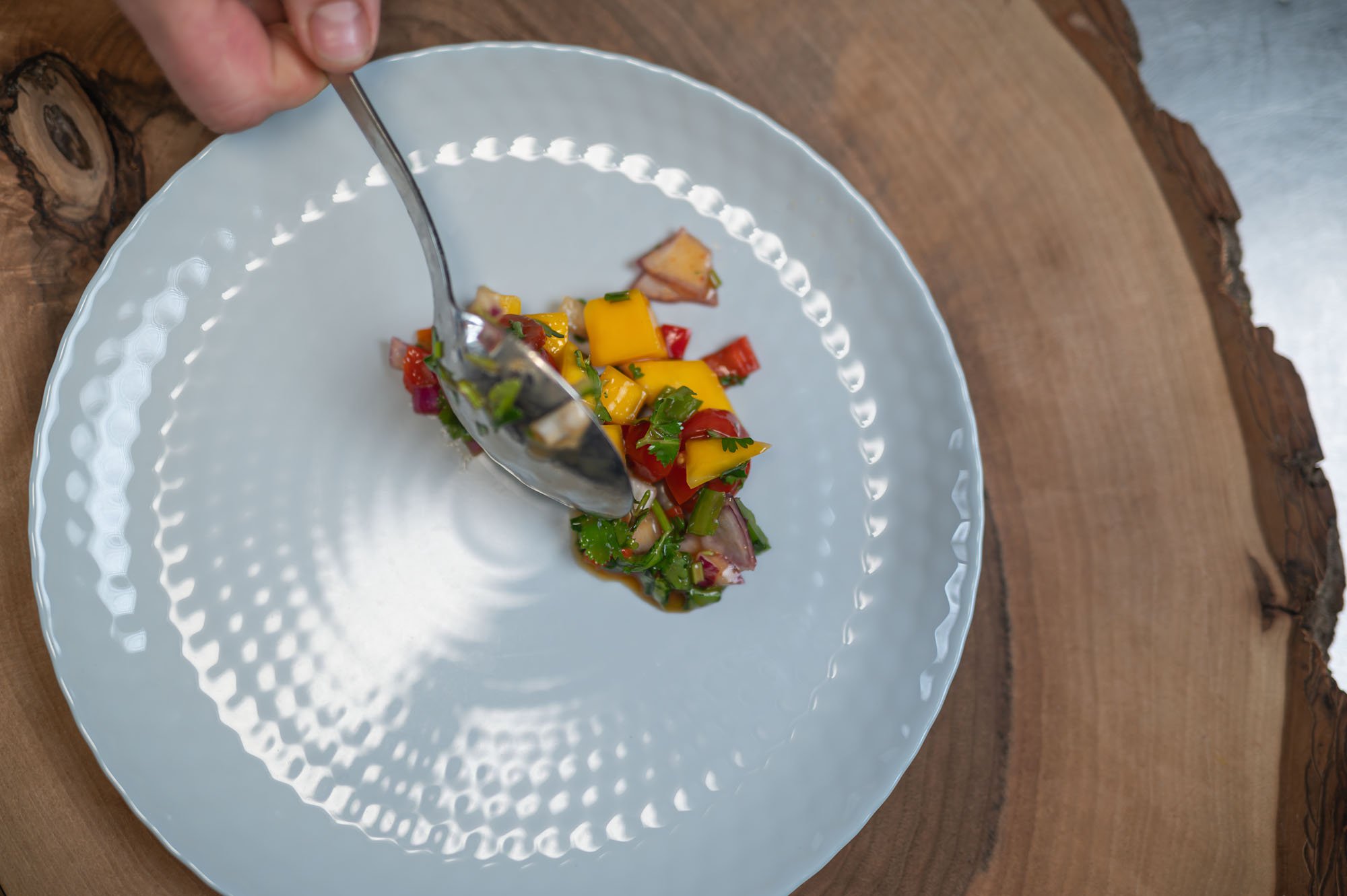 Mango salsa — detail