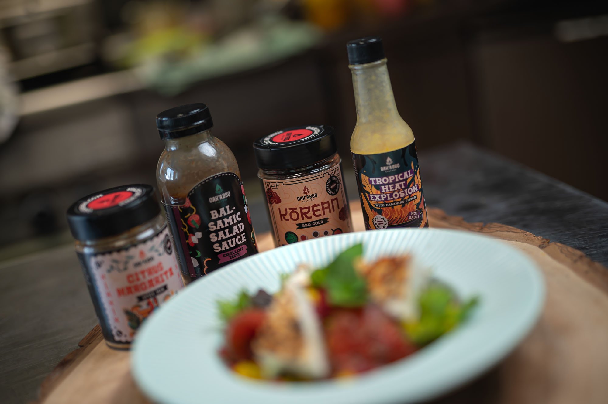 Halloumi šalát s OAK & BBQ produktmi