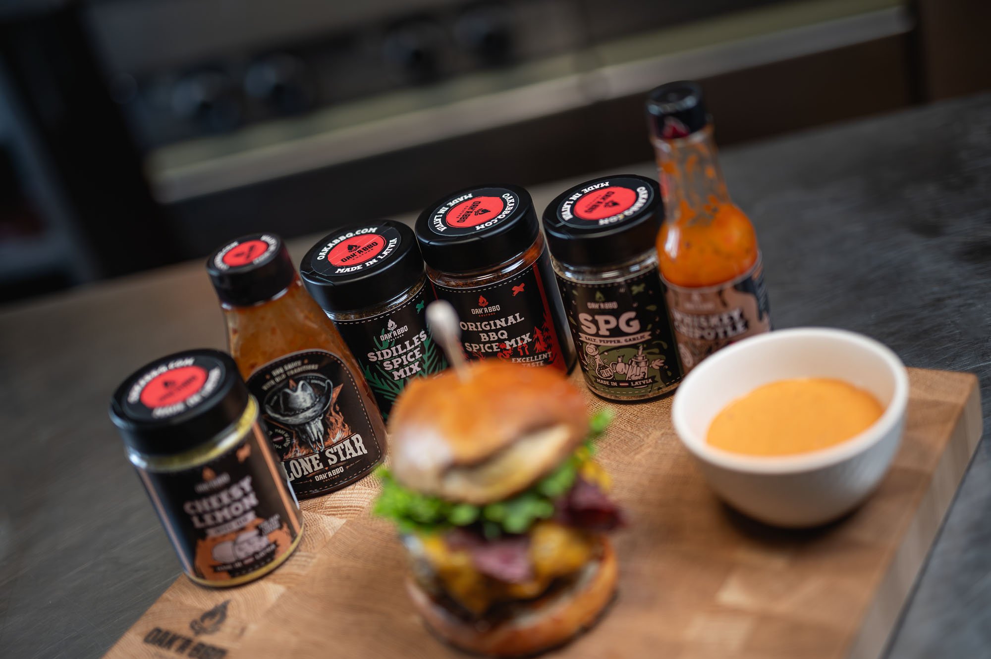 OAK & BBQ produkty použité v recepte Kamado Klasic Burger