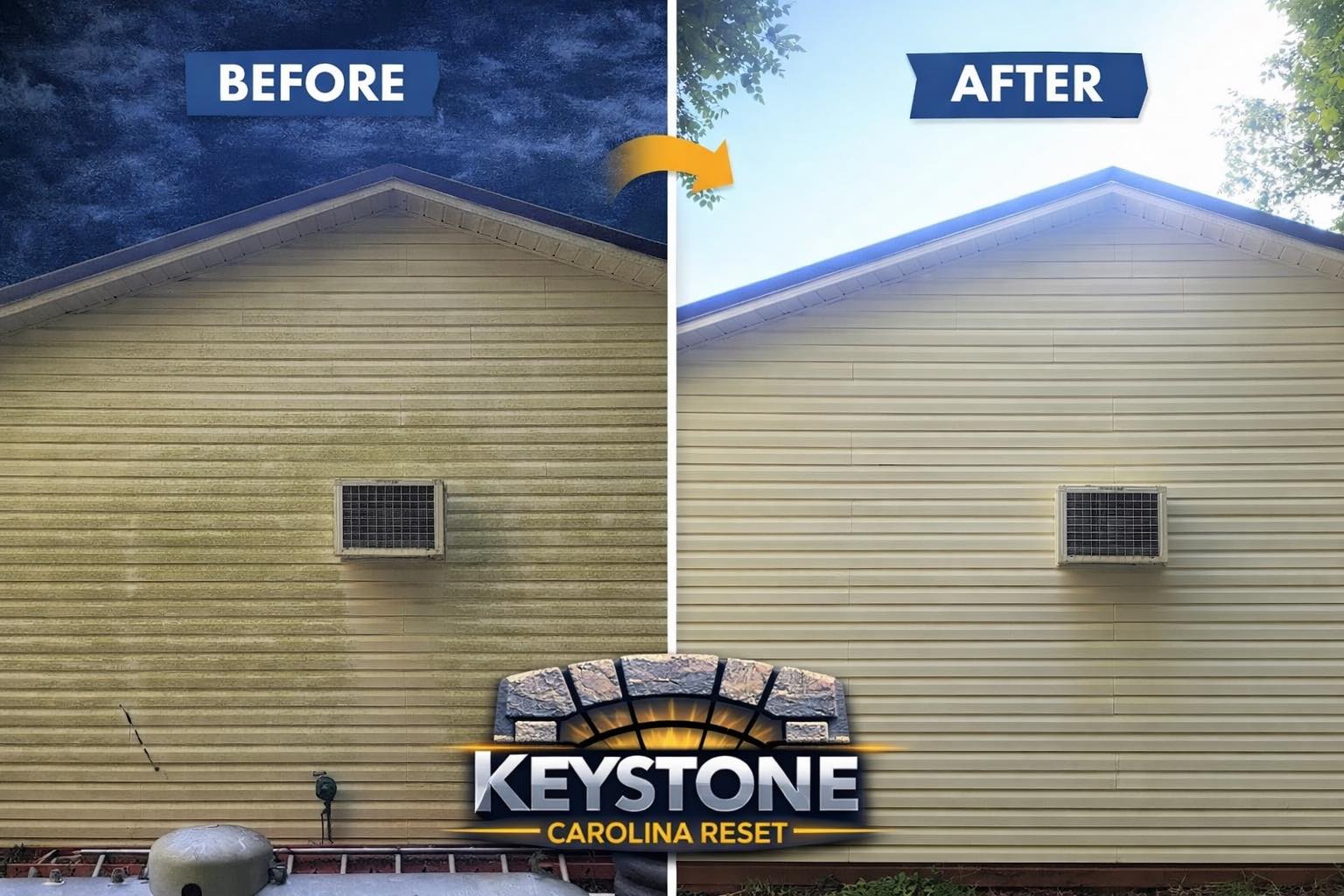 Exterior Cleaning Results