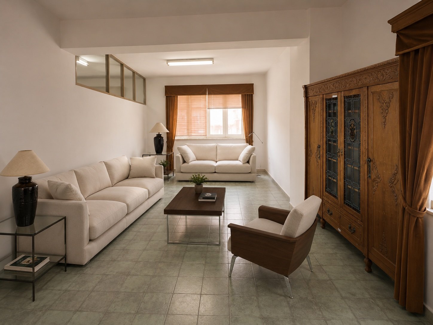 Sala de estar de la residencia femenina del Colegio Mayor San Juan Evangelista
