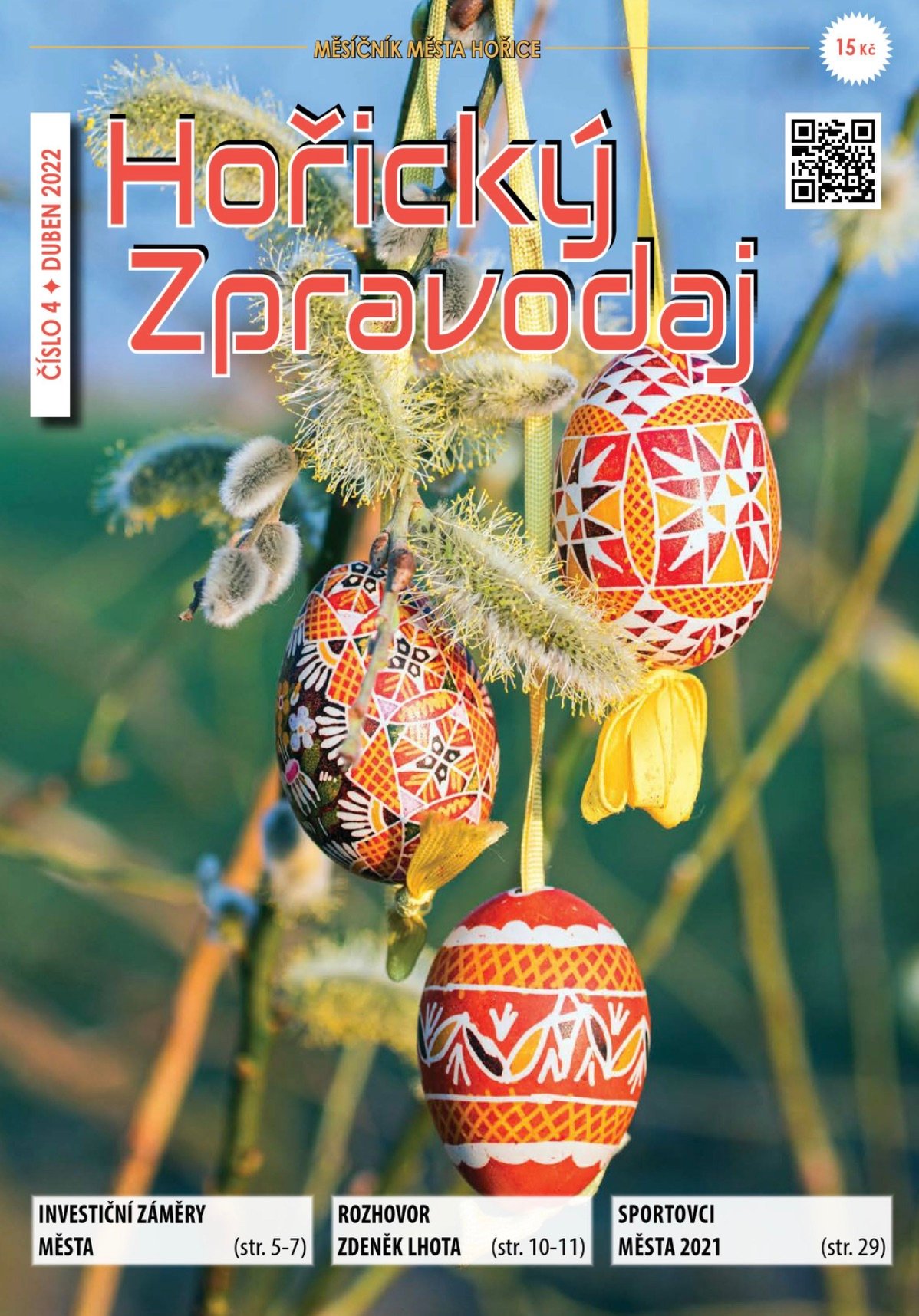 Obálka Horického zpravodaje — Duben 2022
