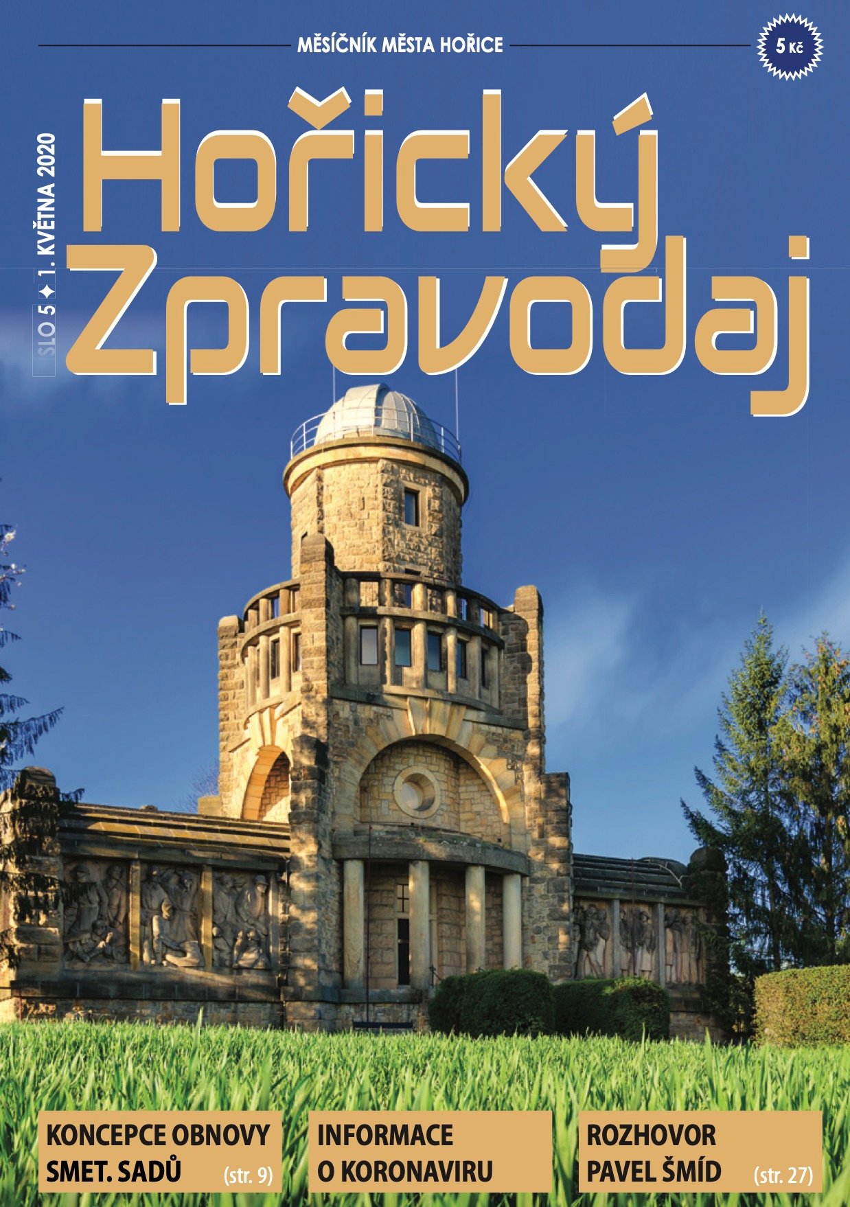 Obálka Horického zpravodaje — Květen 2020