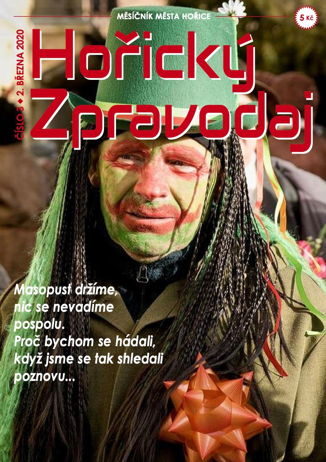Obálka Horického zpravodaje — Březen 2020