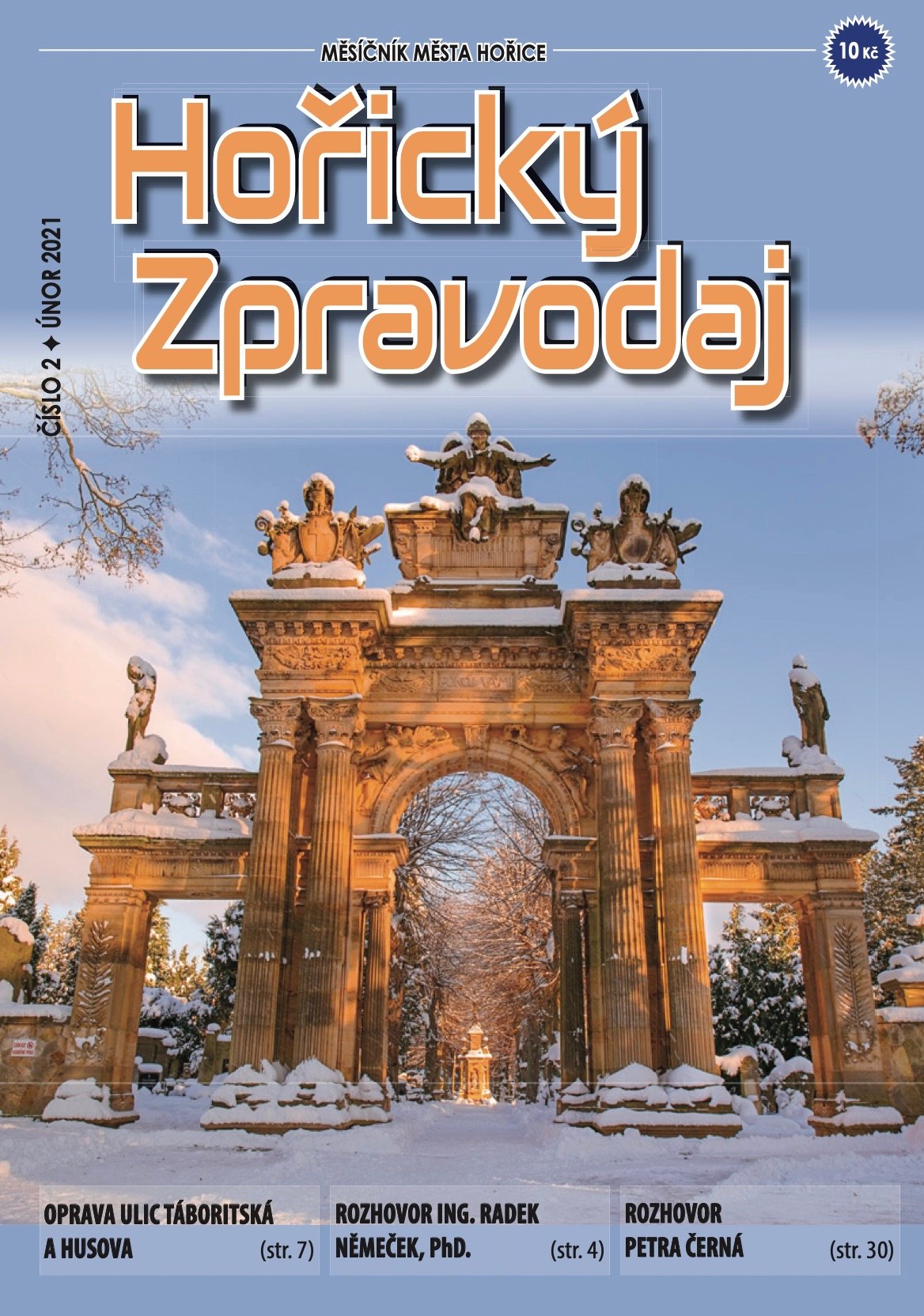Obálka Horického zpravodaje — Únor 2021