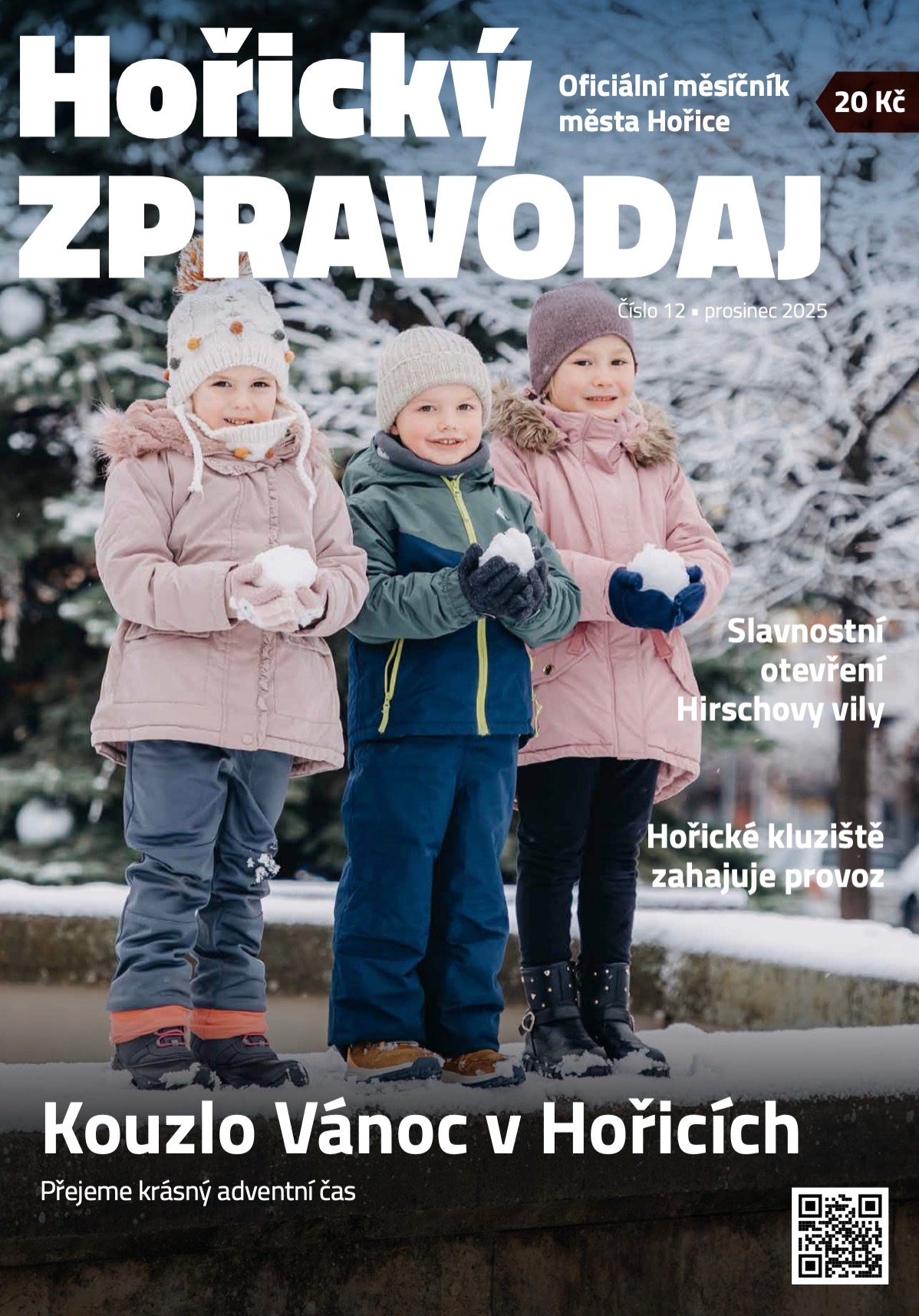 Obálka Horického zpravodaje — Prosinec 2025
