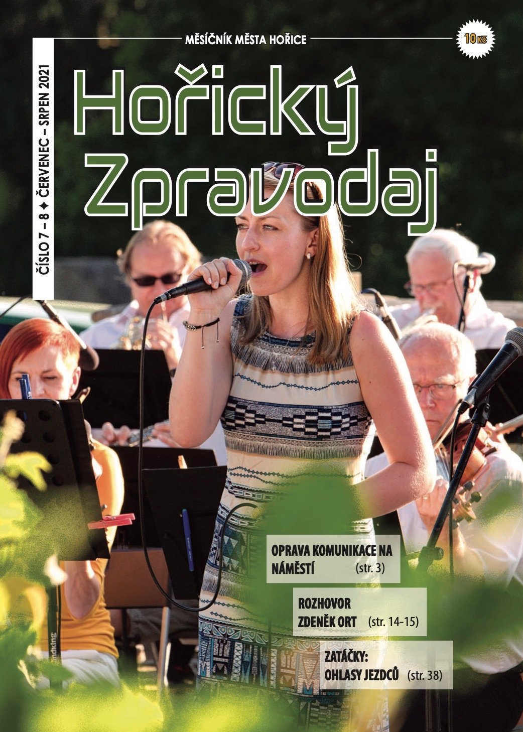 Obálka Horického zpravodaje — Červenec–srpen 2021