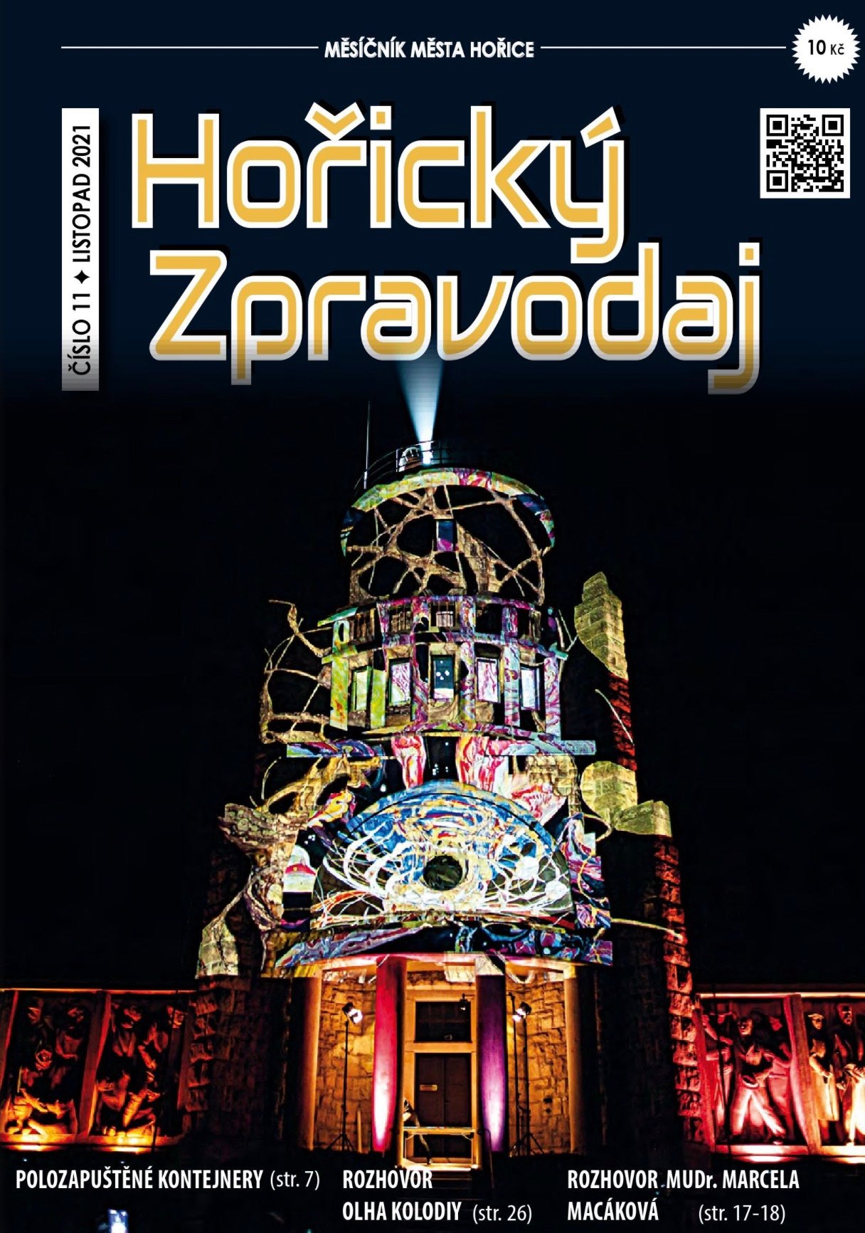 Obálka Horického zpravodaje — Listopad 2021