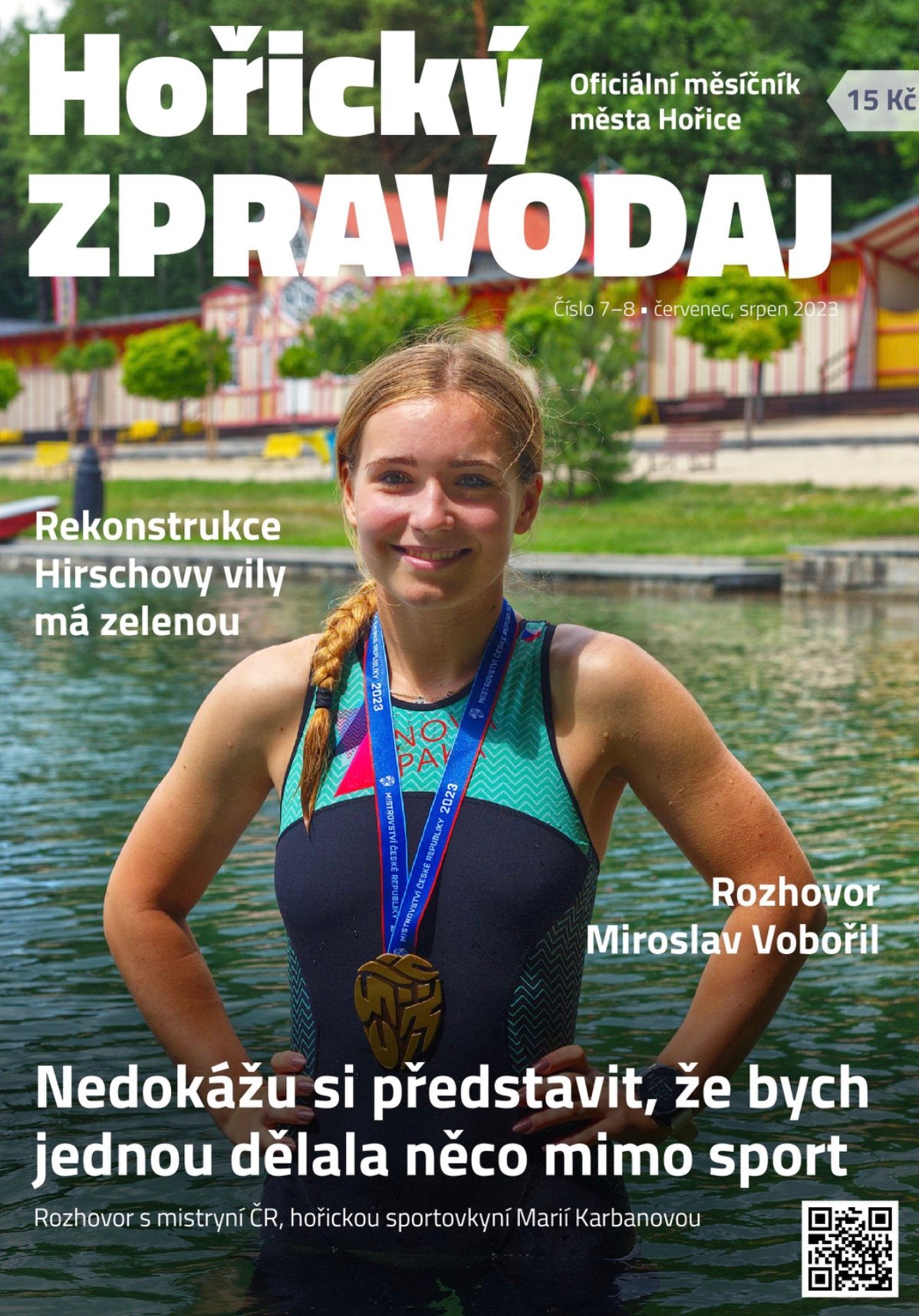 Obálka Horického zpravodaje — Červenec–srpen 2023