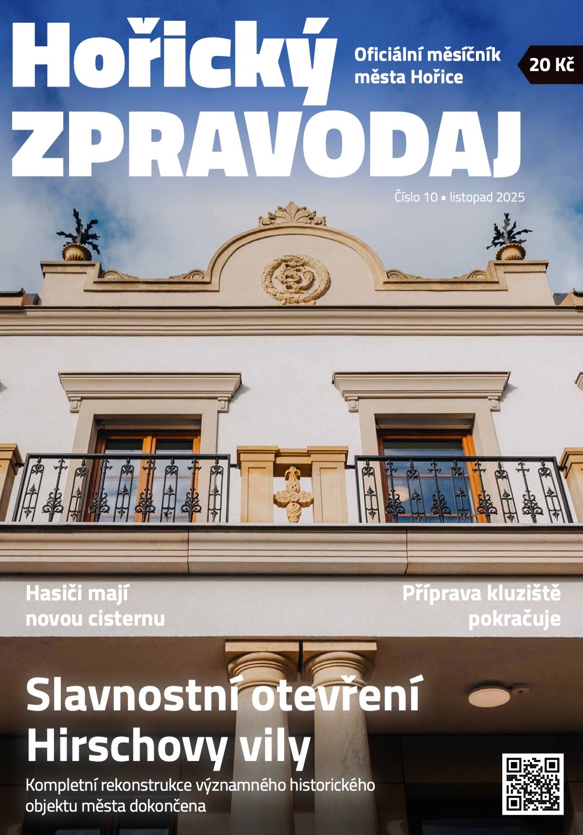 Obálka Horického zpravodaje — Listopad 2025