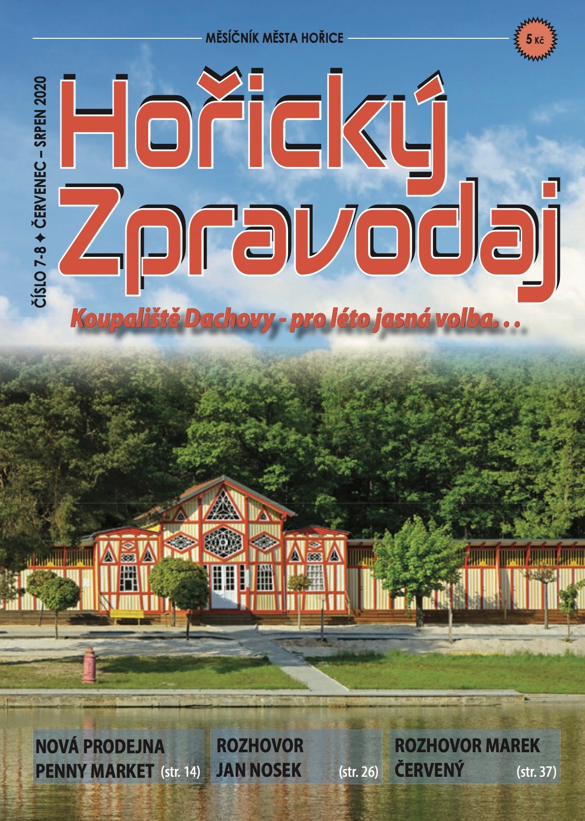 Obálka Horického zpravodaje — Červenec–srpen 2020