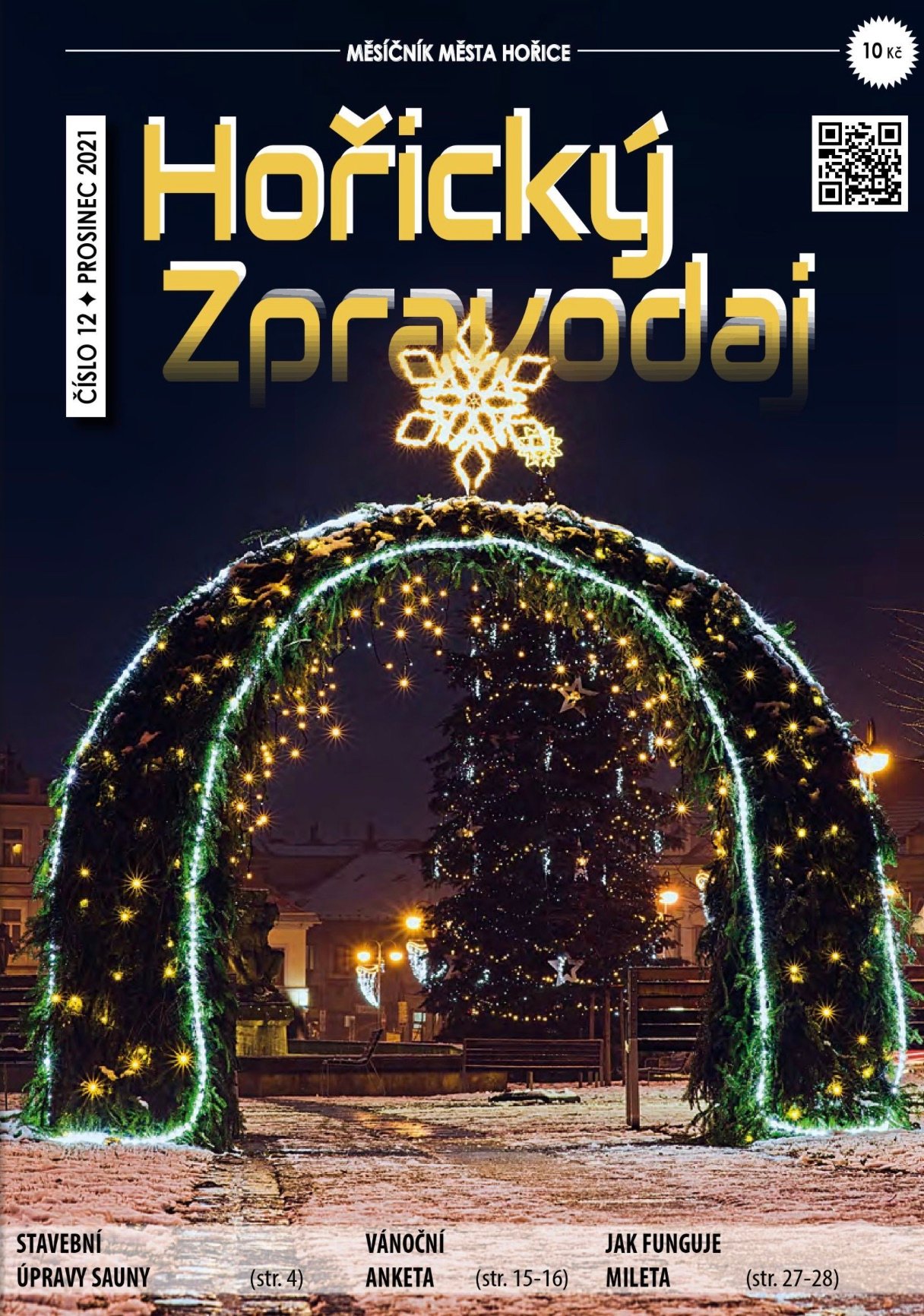 Obálka Horického zpravodaje — Prosinec 2021