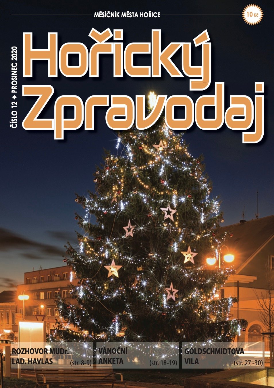Obálka Horického zpravodaje — Prosinec 2020