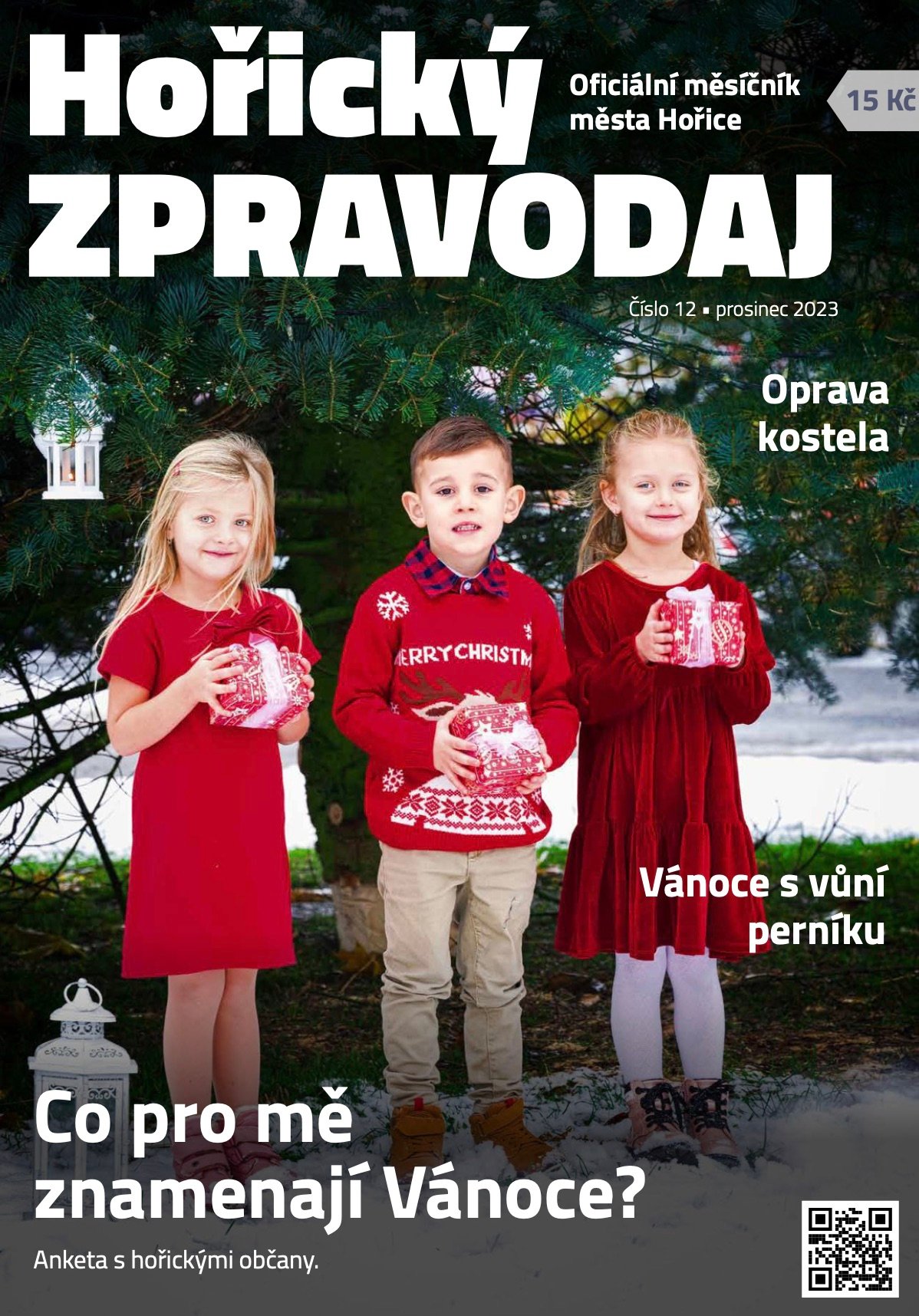 Obálka Horického zpravodaje — Prosinec 2023
