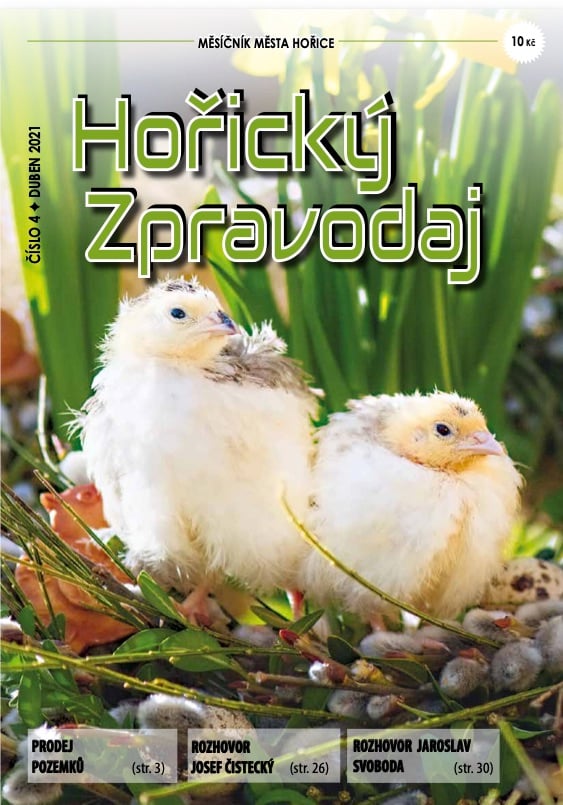 Obálka Horického zpravodaje — Duben 2021