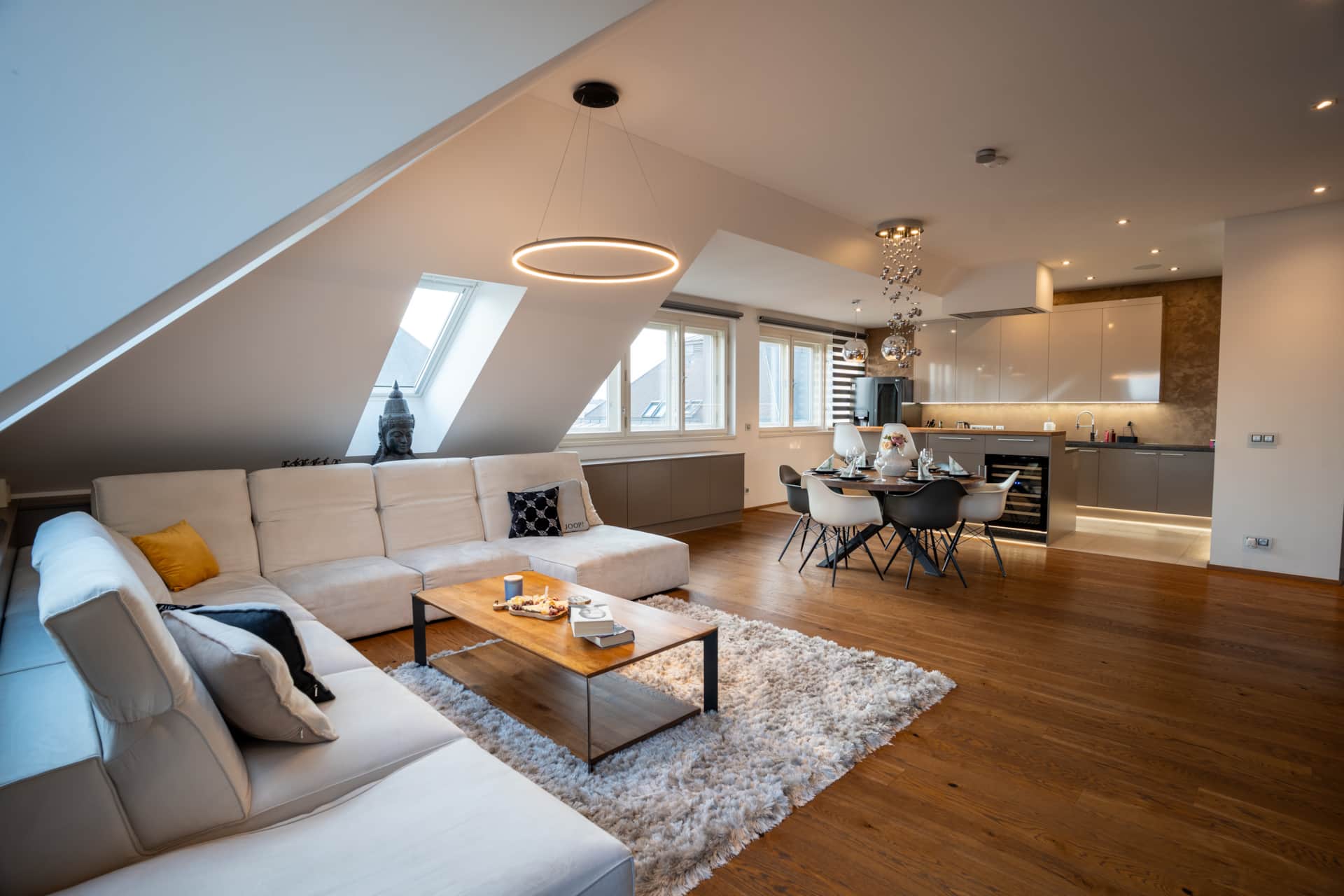 Living room lounge area