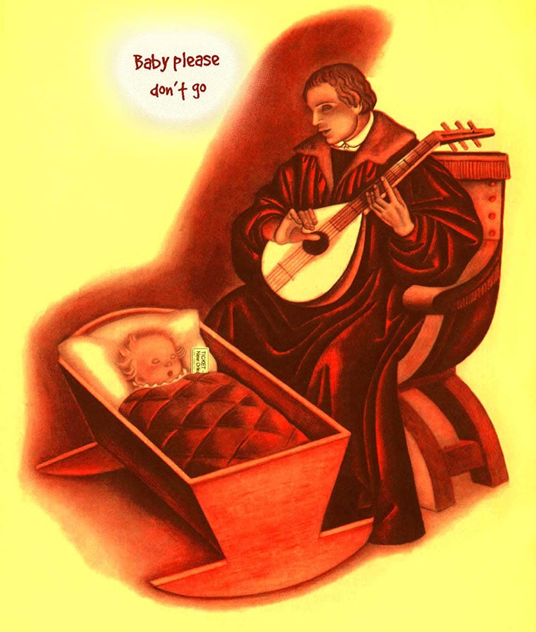 Oh Baby06 — Musictoons cartoon by Peter Gillies