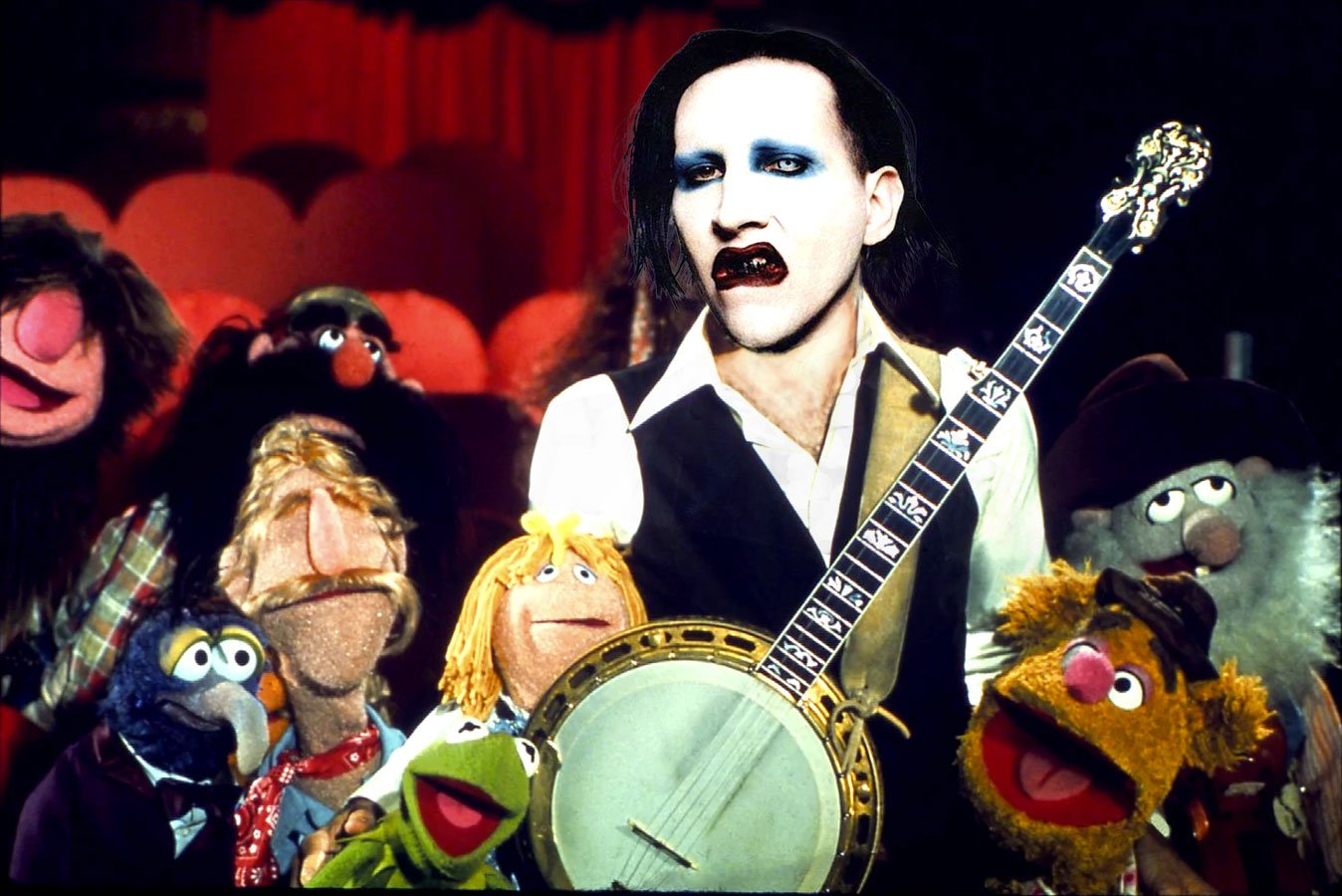 Manson Muppets — Musictoons cartoon by Peter Gillies