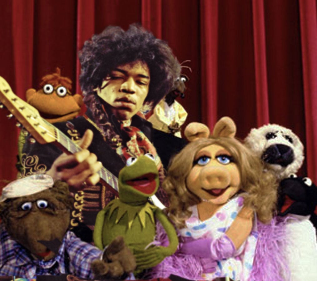 Jimi Muppets — Musictoons cartoon by Peter Gillies