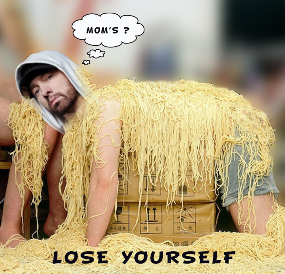 Lose Yourself — Musictoons cartoon by Peter Gillies