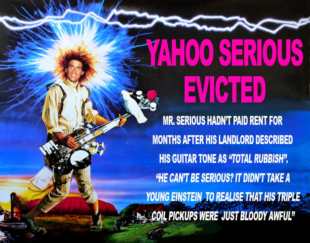 Yahoo Serious — Musictoons cartoon by Peter Gillies