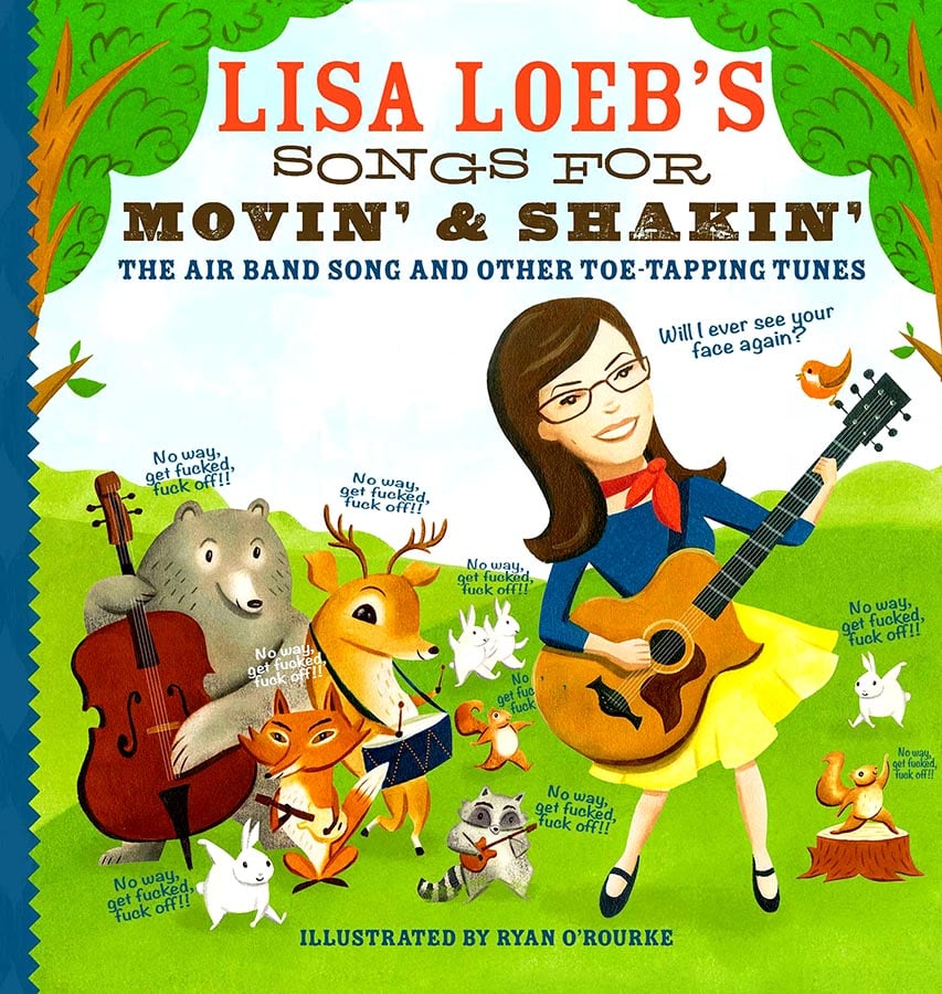 Lisa Loeb Songs — Musictoons cartoon by Peter Gillies