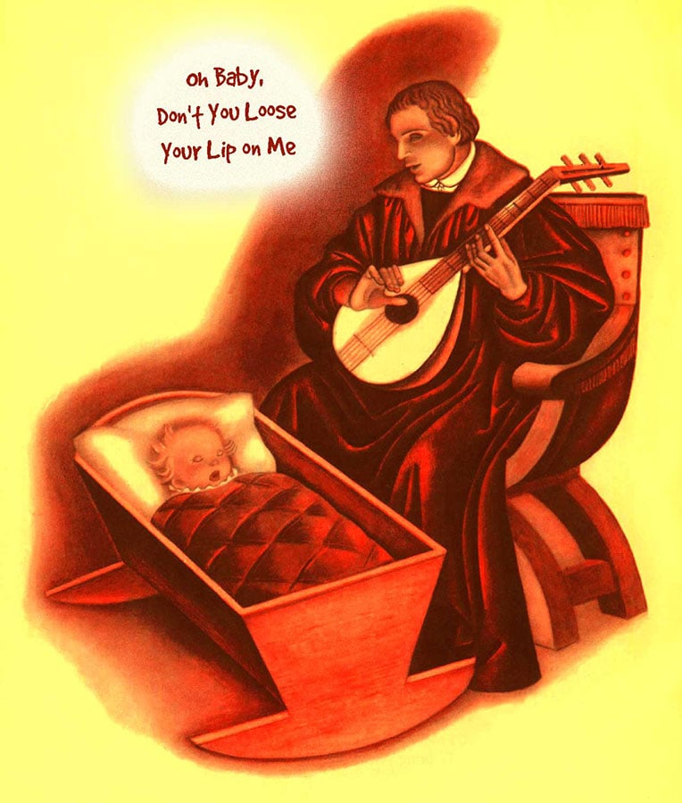 Oh Baby01 — Musictoons cartoon by Peter Gillies