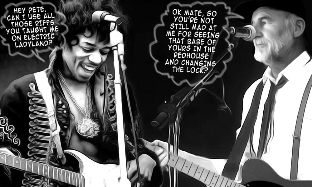 Jimi — Musictoons cartoon by Peter Gillies