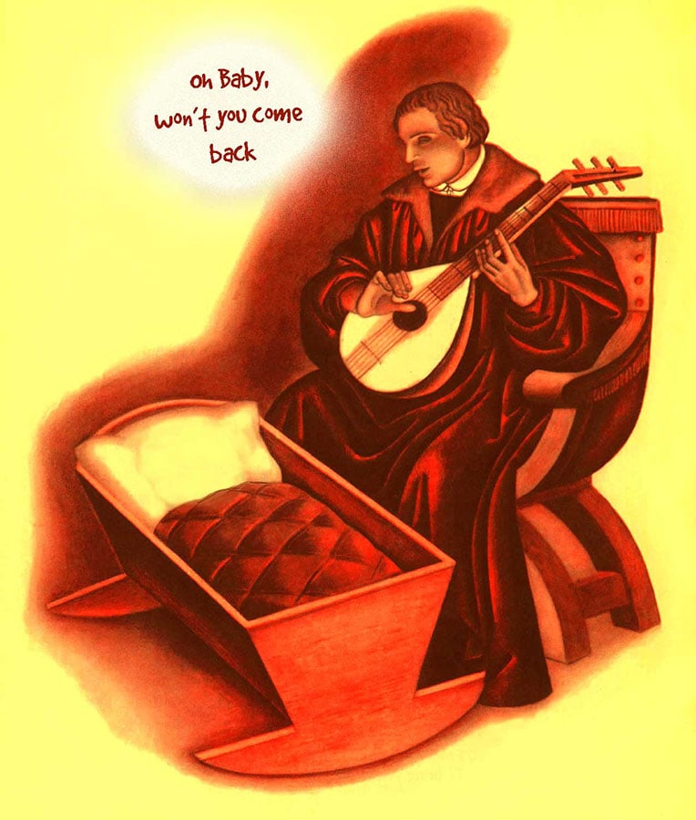 Oh Baby07 — Musictoons cartoon by Peter Gillies