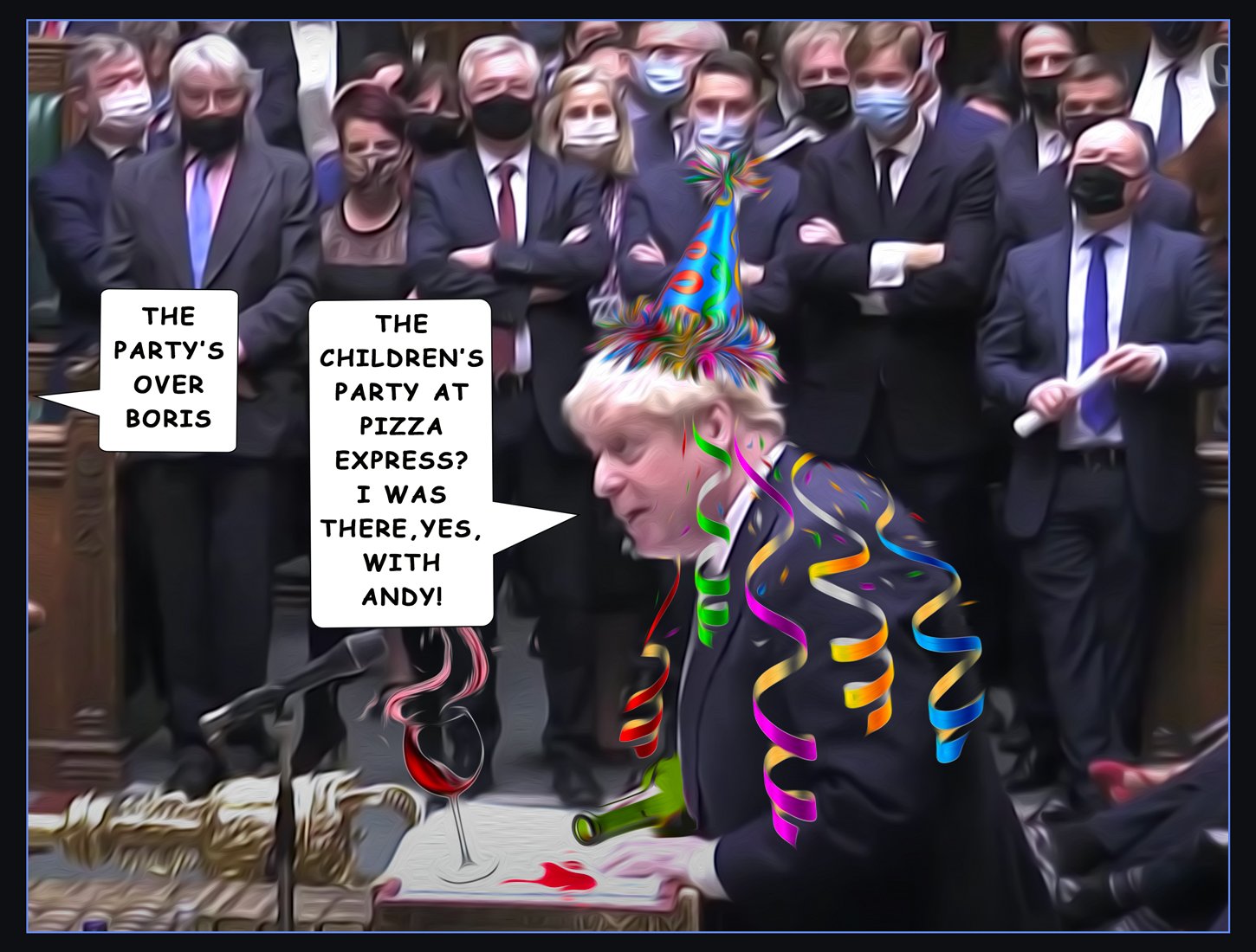 Partys over — Polliedom cartoon by Peter Gillies