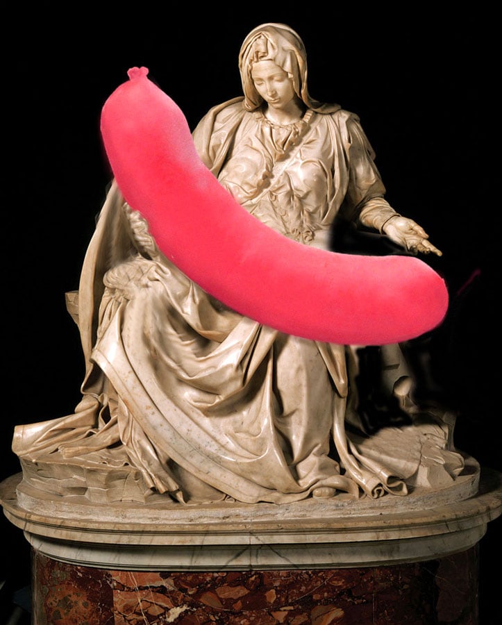 2014 Saveloy In Art Michelangelo Savieta — Others cartoon by Peter Gillies