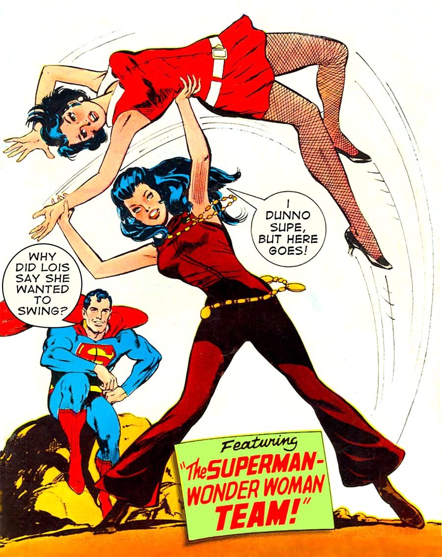 Supe Swinger — Recycled cartoon by Peter Gillies