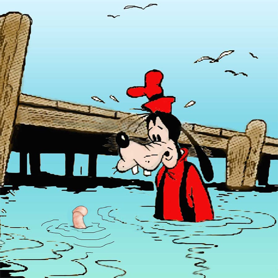 Goofy15 — Recycled cartoon by Peter Gillies