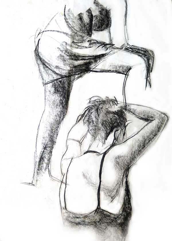 Figure Study VIII — Drawings by Peter Gillies
