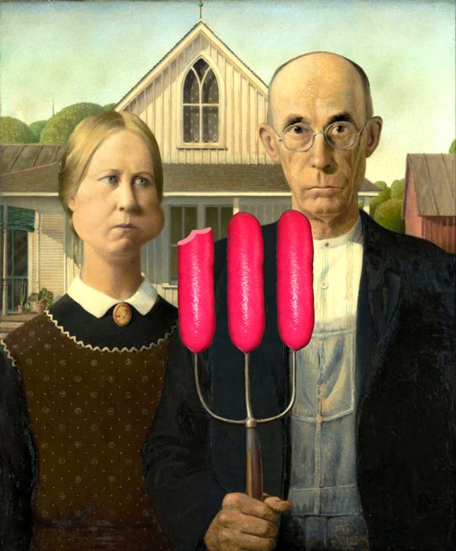 2015 Saveloy In Art American Sauthic — Others cartoon by Peter Gillies