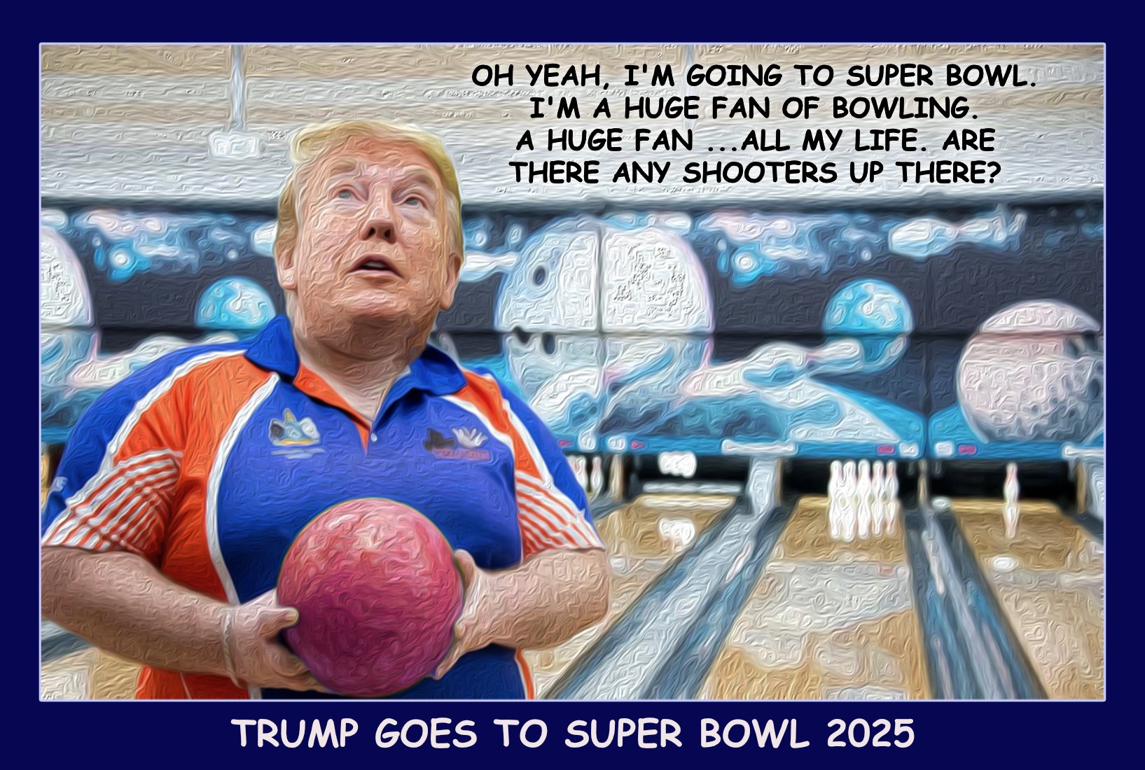 Super Bowl — Polliedom cartoon by Peter Gillies
