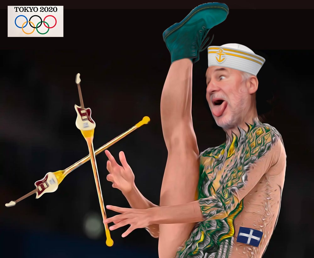 2021 Olympics Gym Floor — Others cartoon by Peter Gillies