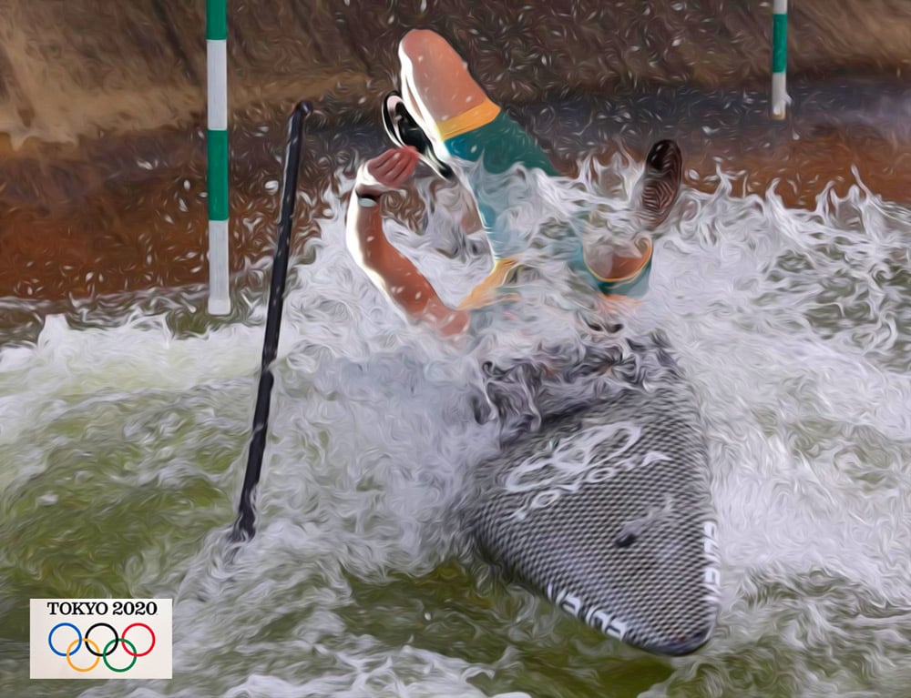 2021 Olympics Canoe — Others cartoon by Peter Gillies