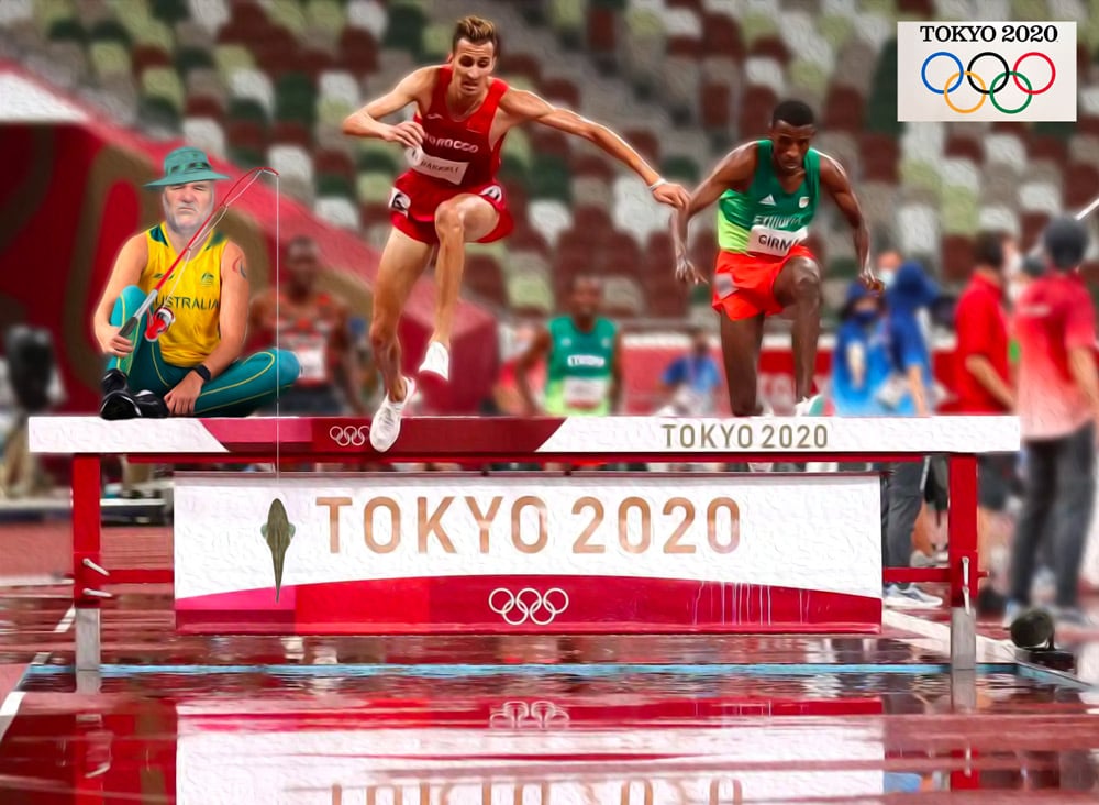 2021 Olympics Steeplechase — Others cartoon by Peter Gillies