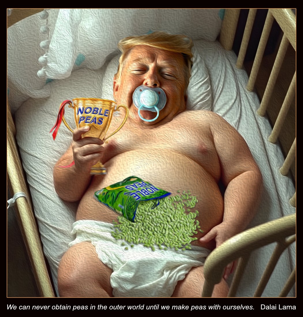 Noble Peas — Polliedom cartoon by Peter Gillies