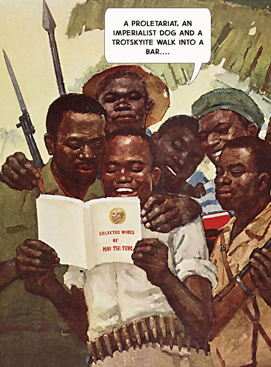 Works of Mao — Recycled cartoon by Peter Gillies