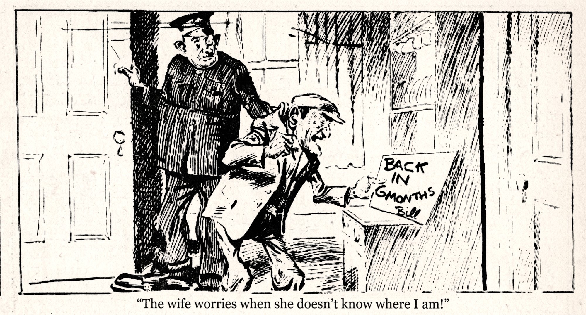 Stan Cross Nabbed — Pro cartoon by Peter Gillies