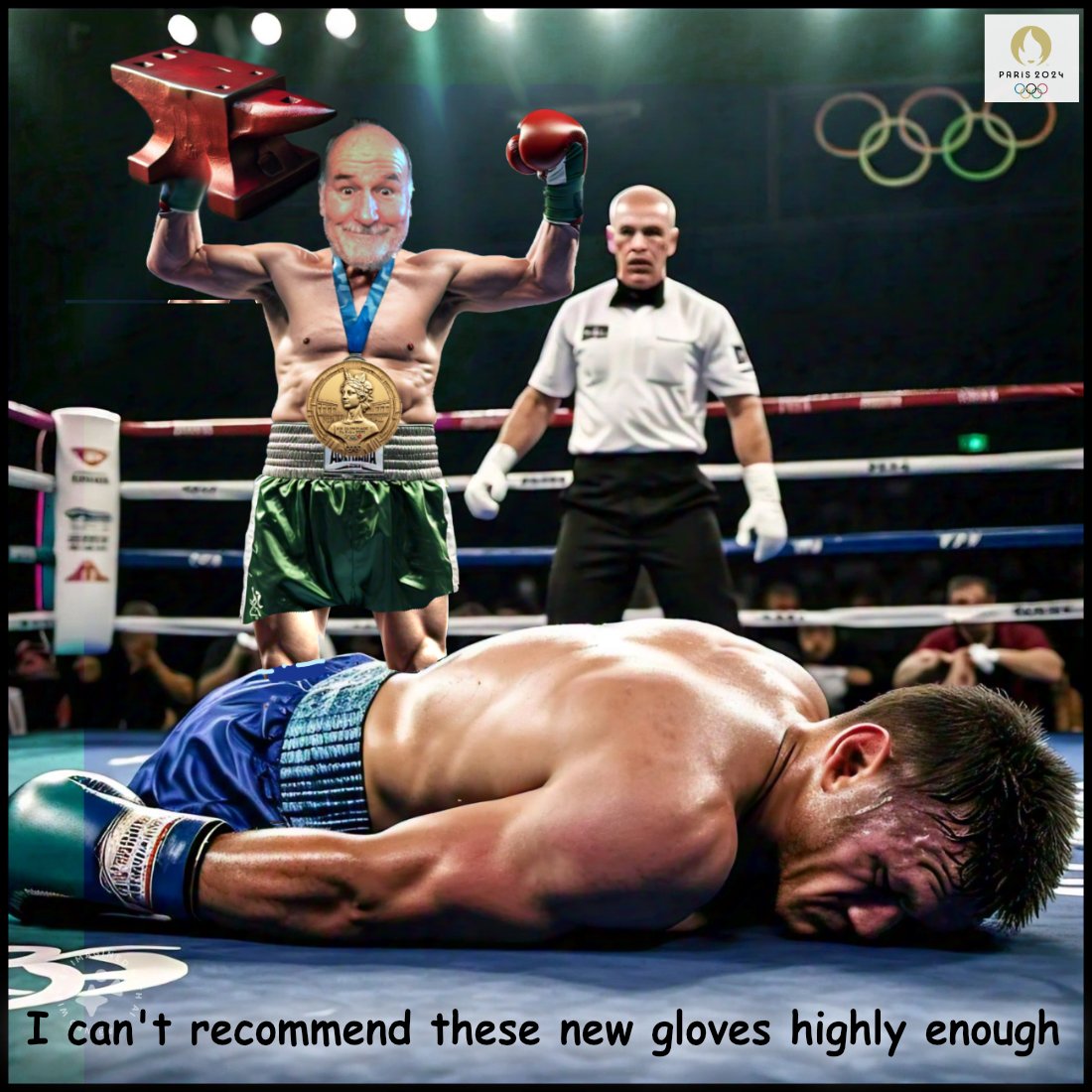 2024 Olympics Boxing — Others cartoon by Peter Gillies