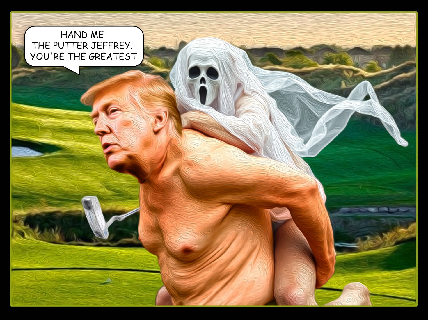 Jeffrey the Greatest — Polliedom cartoon by Peter Gillies