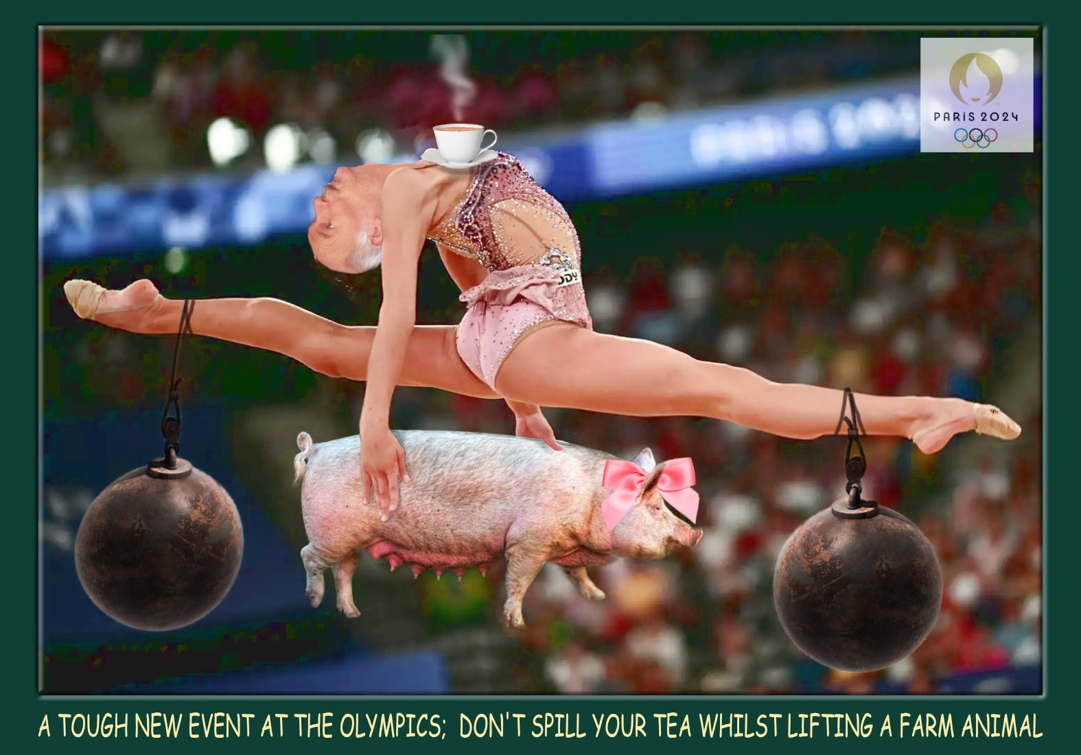 2024 Olympics New Event — Others cartoon by Peter Gillies