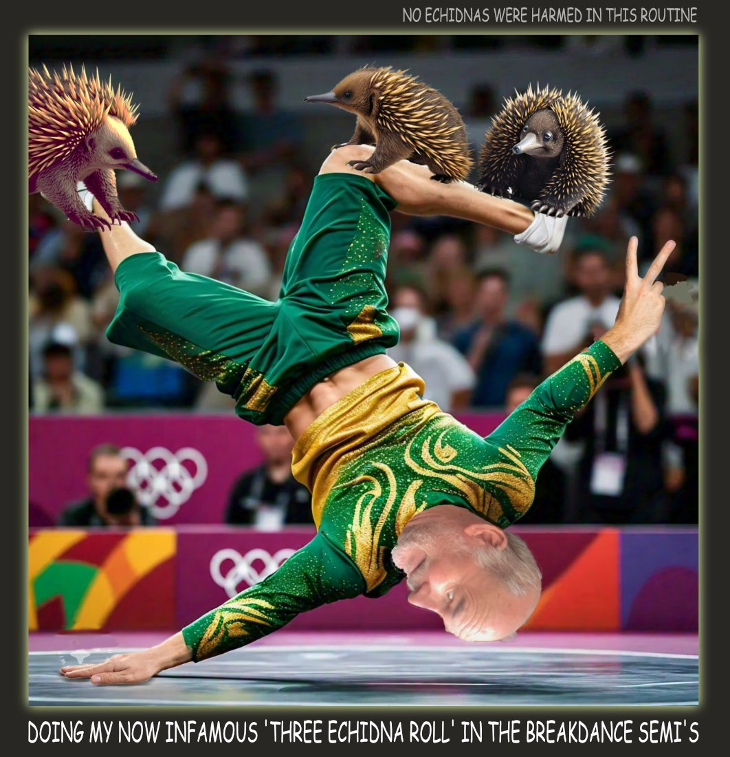 2024 Olympics Breakdance — Others cartoon by Peter Gillies
