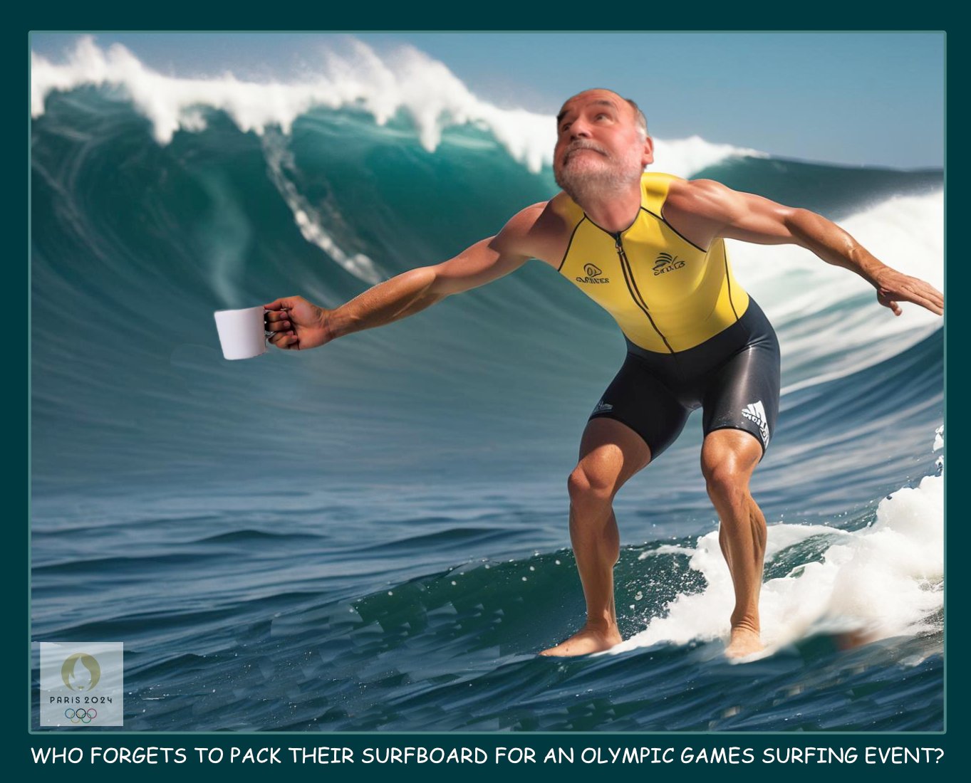 2024 Olympics Surfing — Others cartoon by Peter Gillies