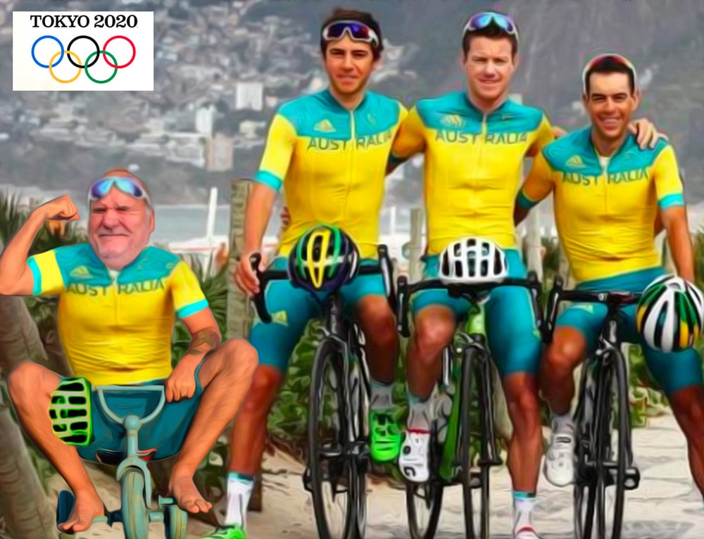 2021 Olympics Cycling — Others cartoon by Peter Gillies